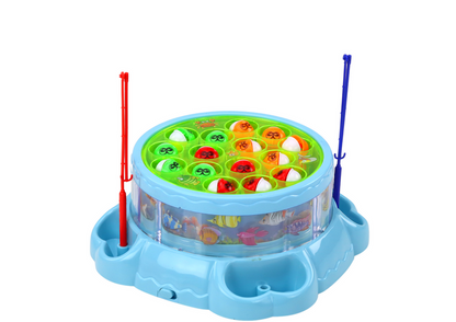 Hra Chytání rybiček s pruty, světly a zvuky – modrá