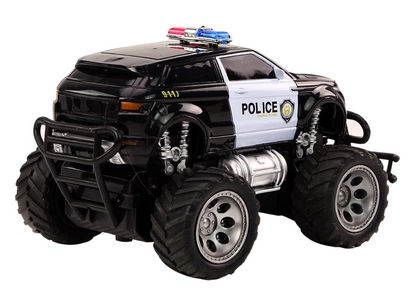 RC terénní policejní auto s dálkovým ovládáním 1:24