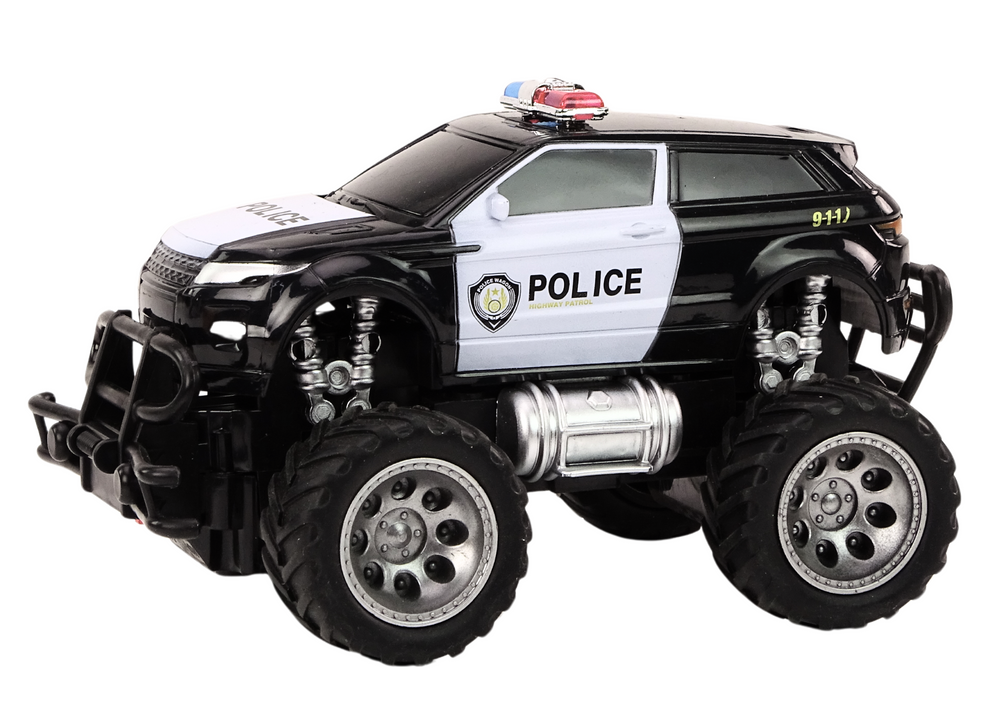 RC terénní policejní auto s dálkovým ovládáním 1:24