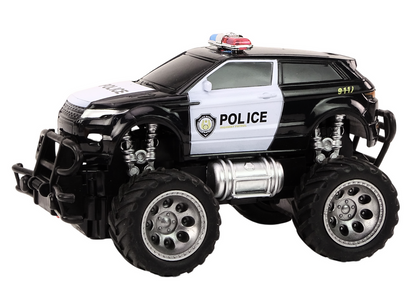 RC terénní policejní auto s dálkovým ovládáním 1:24