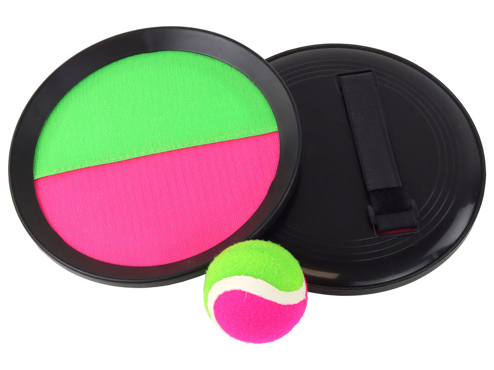 Arcade Game Paddles Discs Velcro Catch Ball Ball