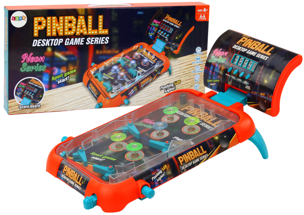 Pinball – arkádová hra s LED světly a zvuky – od 4 let