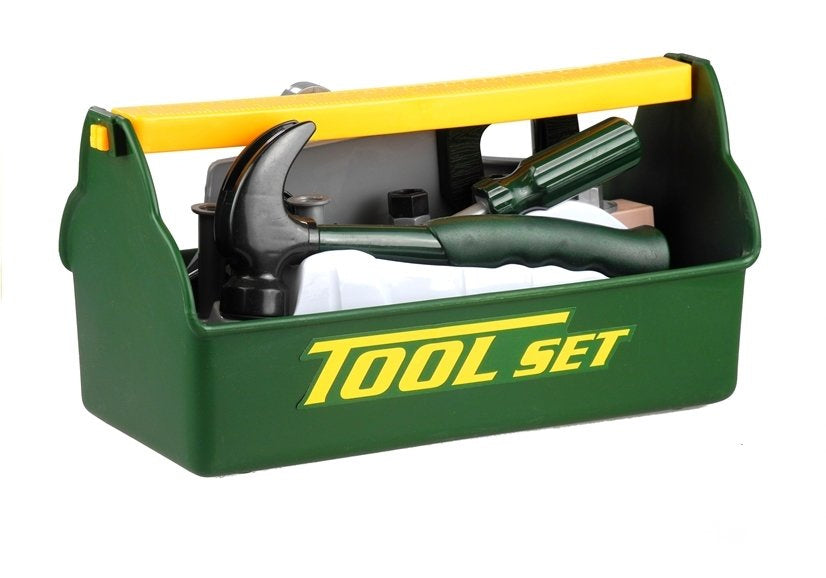 Little Handyman's Kit Box Hammer Saw Tools