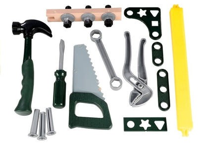 Little Handyman's Kit Box Hammer Saw Tools