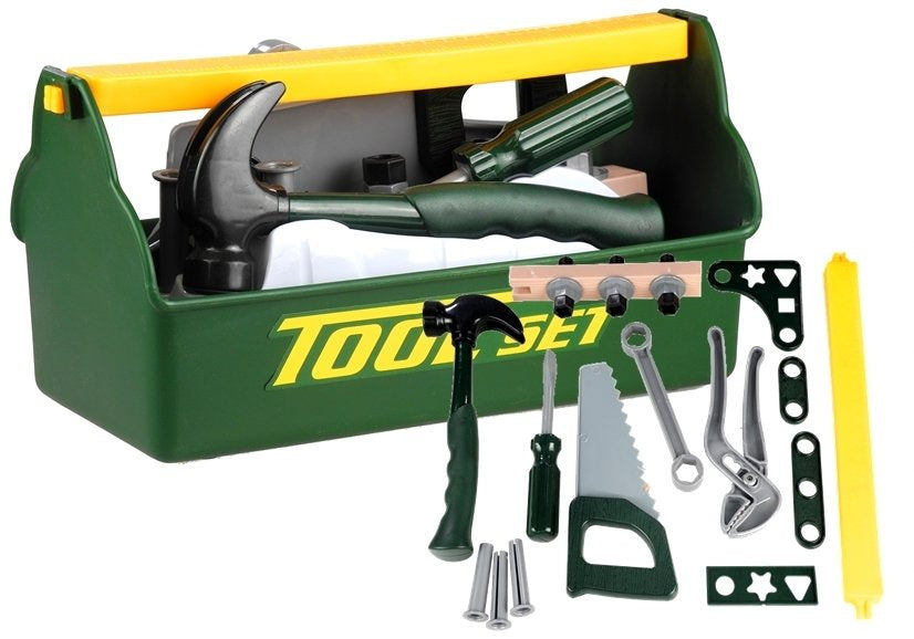 Little Handyman's Kit Box Hammer Saw Tools