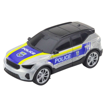 Police Helicopter Car Set with Moving Lights and Sounds