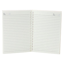 Linkovaný zápisník A5 s kočičím jednorožcem a mašlí – 60 listů