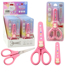 Školní nůžky s krytem Bílý zajíček 14 cm