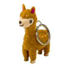 Přívěsek na klíče Lama s LED svítilnou a zvuky