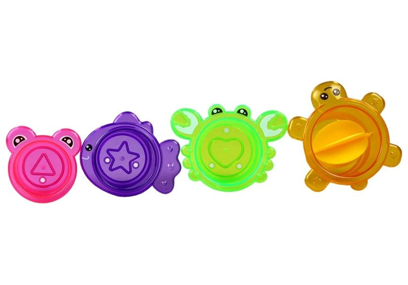 Dolphine With Patterns To Bath Crab Turtle Fish Frog