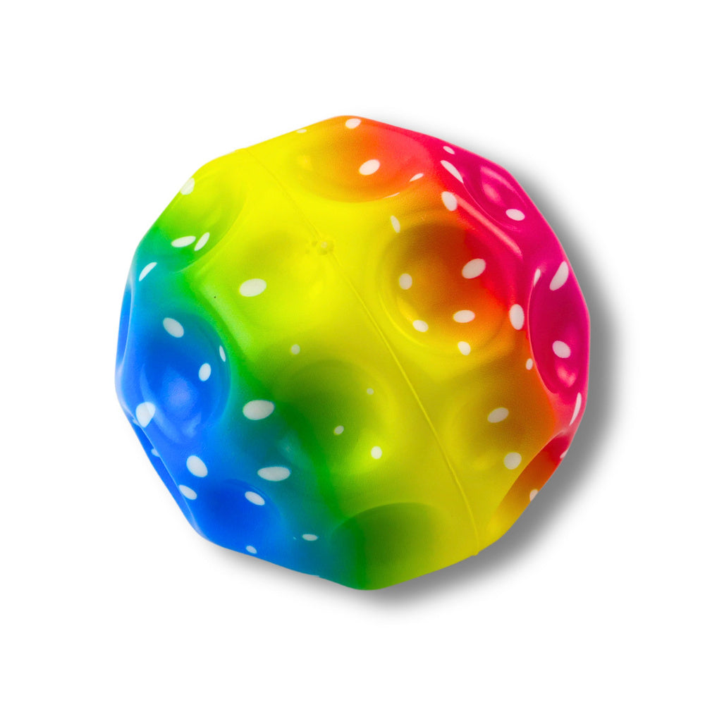 Míček s důlky na házení a odrážení, pěnový, 10 cm