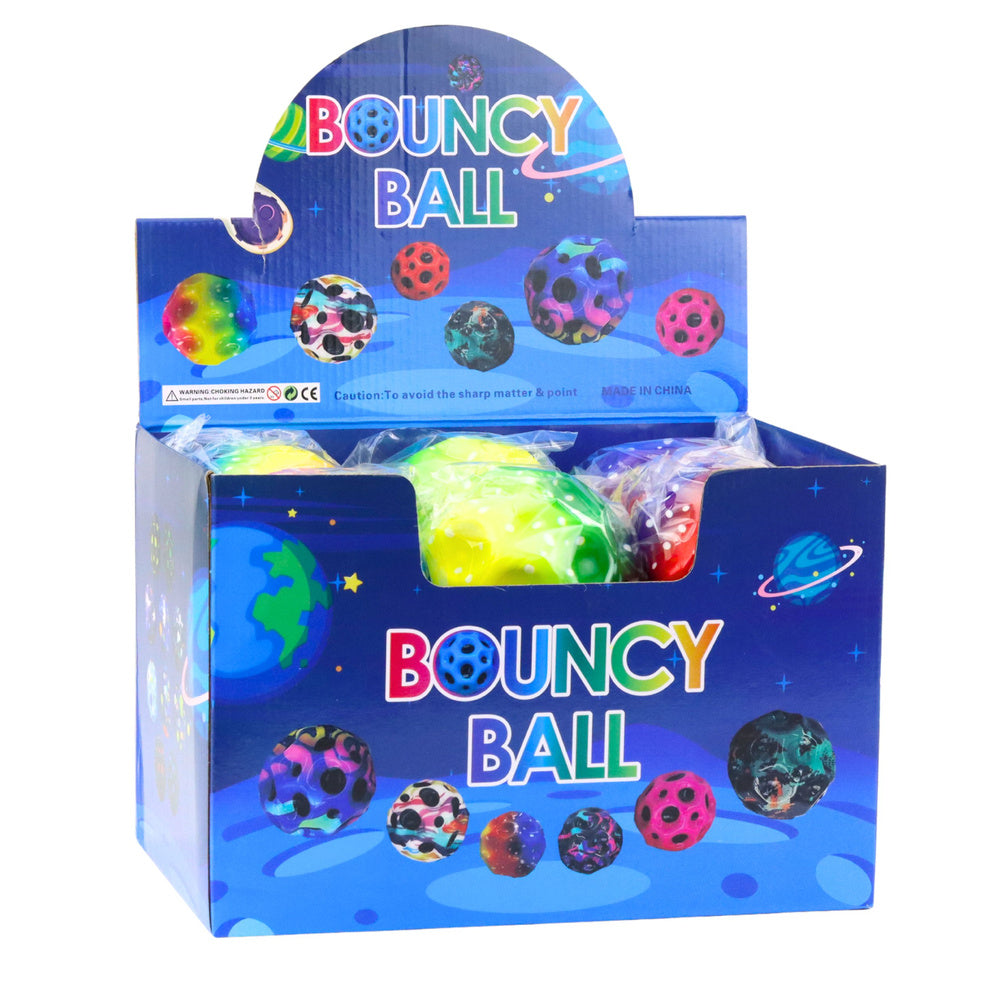 Míček s důlky na házení a odrážení, pěnový, 10 cm