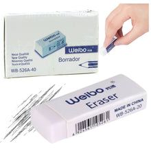 Guma Weibo WB-526A bílá 3,5 cm – školní a kancelářská