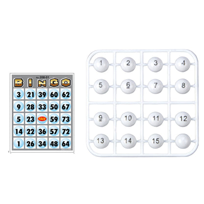 Bingo hra s losovacím bubnem – 80 míčků a 20 karet