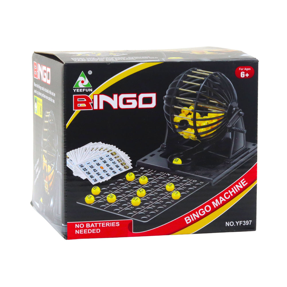 Bingo hra s losovacím bubnem – 80 míčků a 20 karet