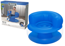 Nafukovací křeslo modré 112 x 112 x 70 cm – Bestway