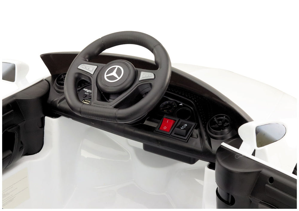 Elektrické autíčko Mercedes KL-1666-1 bílé – Mercedes