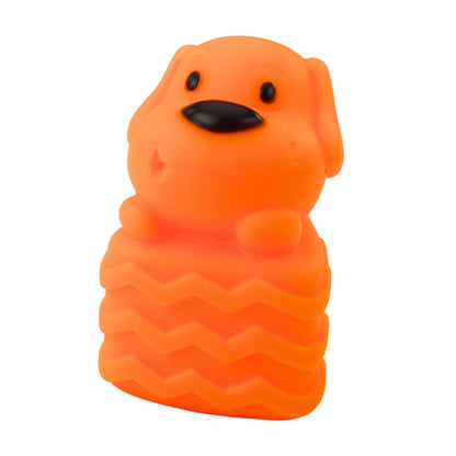 Sada měkkých gumových kostek Barevná zvířátka – 6 ks