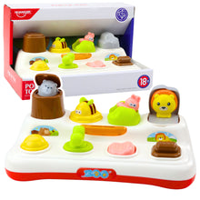 Interaktivní hračka Pop-Up se zvířátky a světly – od 18 měsíců