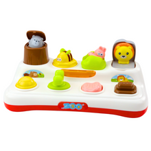 Interaktivní hračka Pop-Up se zvířátky a světly – od 18 měsíců