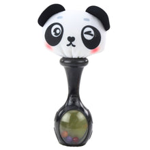 Sada chrastítek s měkkými míčky – opička a panda, 2 ks
