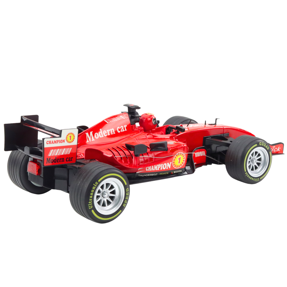 RC závodní auto s volantem, světly a zvuky 1:12 – červené