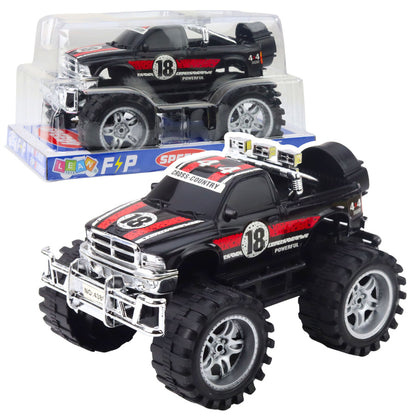 Terénní auto s pohonem zadních kol pro děti – červeno-černé