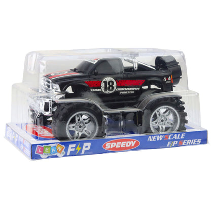 Terénní auto s pohonem zadních kol pro děti – červeno-černé