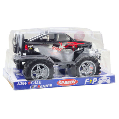 Terénní auto s pohonem zadních kol 27 cm – červeno-černé