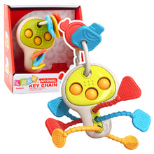 Edukační senzorické klíče s pohyblivými prvky – barevná hračka