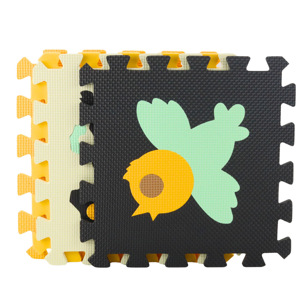 Pěnové puzzle s motivy zvířat – hrací podložka 16 dílů