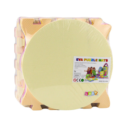 Pěnová puzzle podložka s ovocem a sladkostmi, 16 dílů – EVA