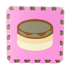 Pěnové puzzle s motivy zvířat – 16 dílů, pastelové barvy