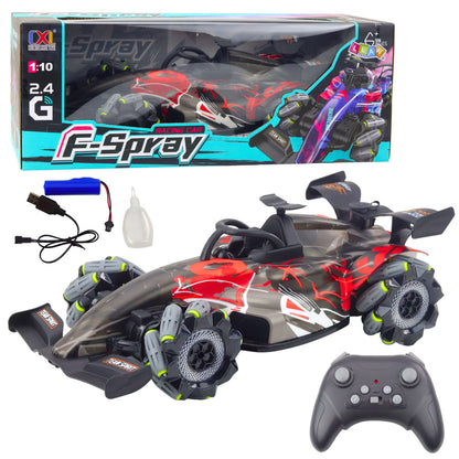 RC auto F-Spray s efektem páry 1:10 – červené