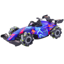 RC auto na dálkové ovládání 1:10 s efektem páry a LED světly – modré