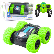 RC kaskadérské auto se 360° otáčením – zelené