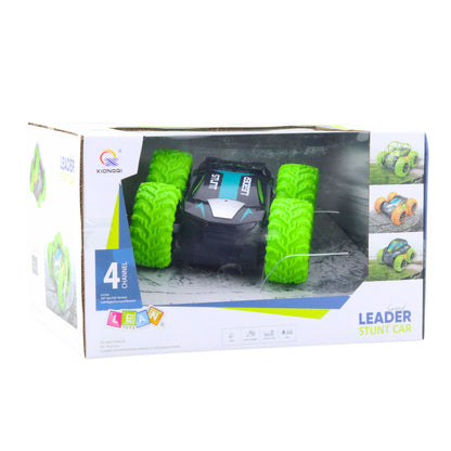 RC kaskadérské auto se 360° otáčením – zelené