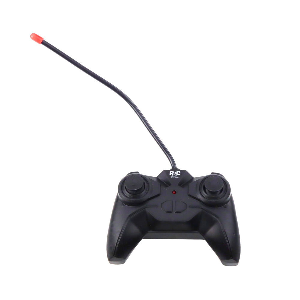 RC závodní auto se svítícím karosérií – modré a žluté