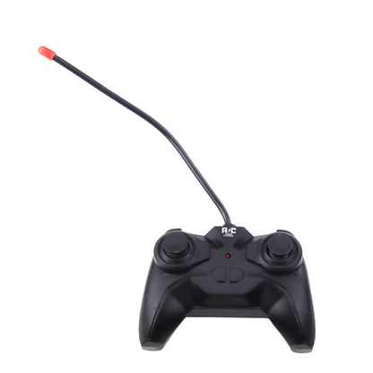 RC závodní auto s podsvícenou karoserií – oranžovo-zelené