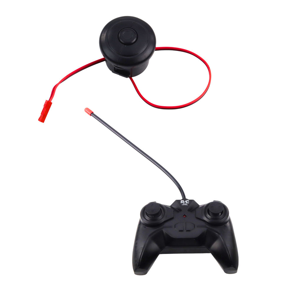 RC auto na dálkové ovládání se svítícím tyrkysovým karosérií