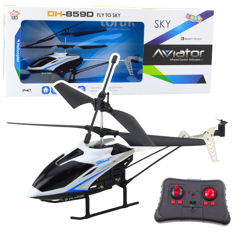RC vrtulník Aviator s LED osvětlením a rotací 360° – DH-859D