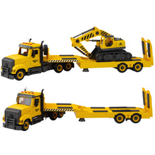 Stavebnice odtahového vozu s pásovým bagrem – DIY