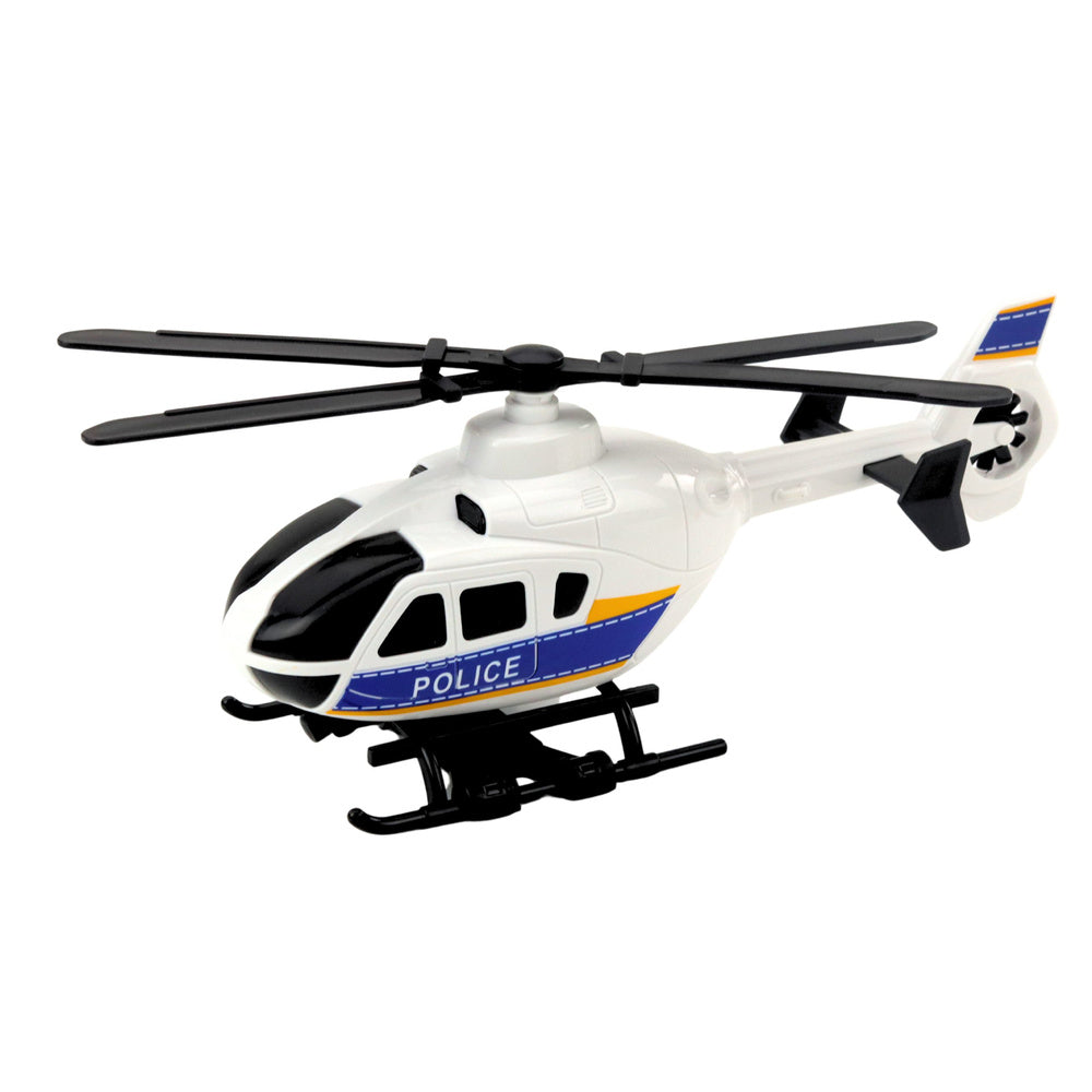 Policejní transportní kamion s helikoptérou, světly a zvuky