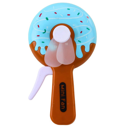 Ruční větrák ve tvaru donutu pro děti – 4 designy