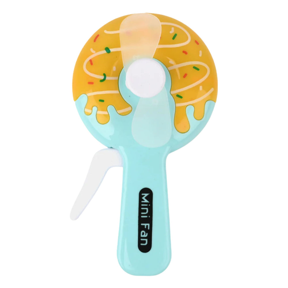Ruční větrák ve tvaru donutu pro děti – 4 designy
