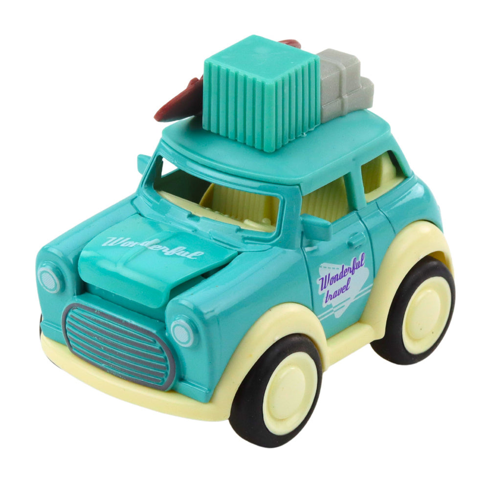 Kovové cestovní auto s frikcí a poskakující kapotou