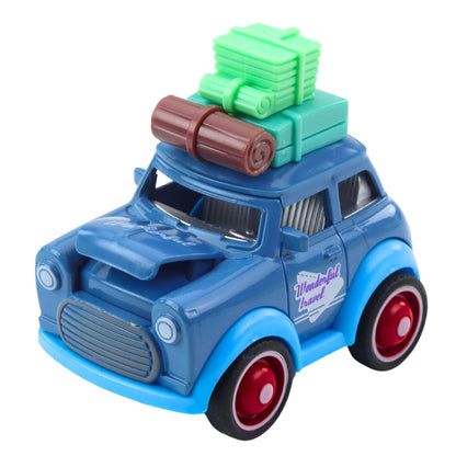 Kovové cestovní auto s frikcí a poskakující kapotou