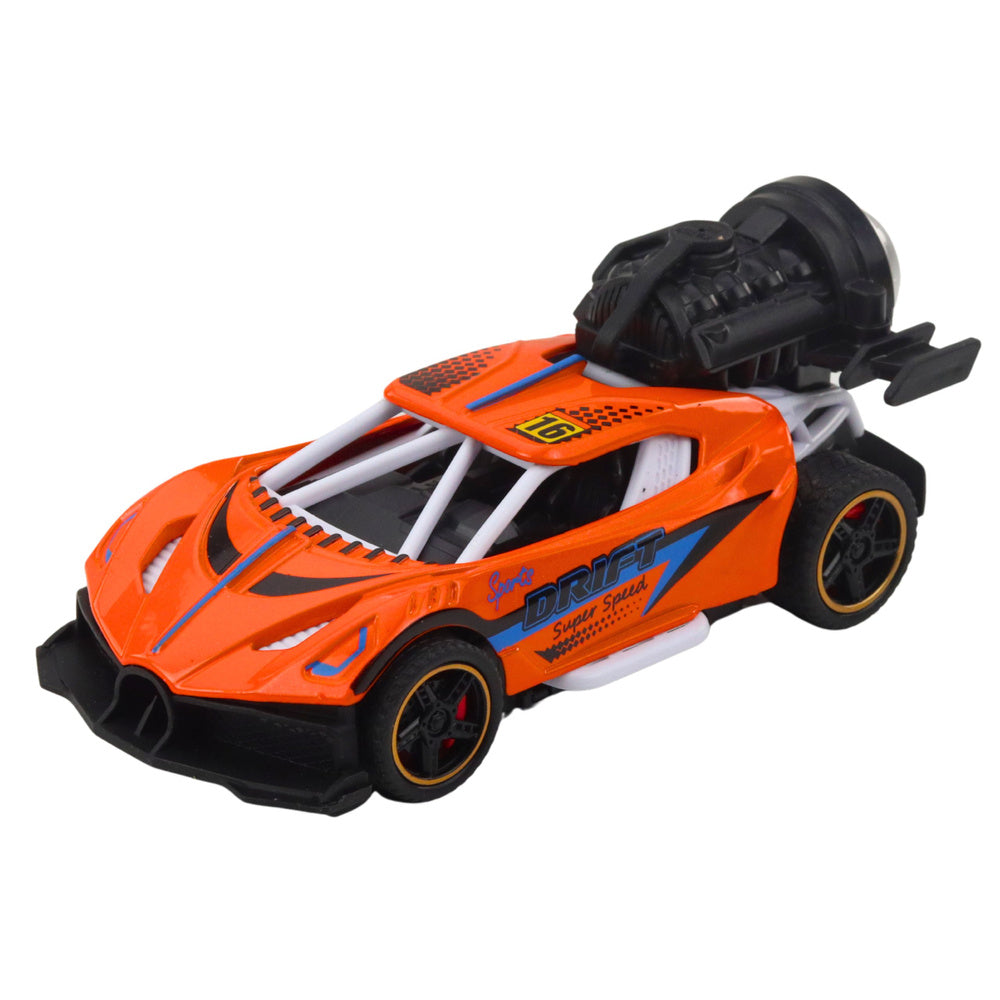 Sportovní auto se světly, zvuky a kouřovým efektem