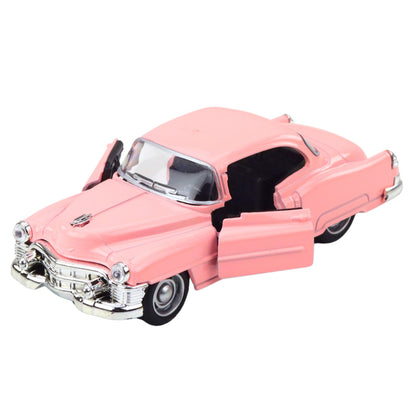 Klasické auto z 50. let s natahovacím pohonem a otevíracími dveřmi 1:32