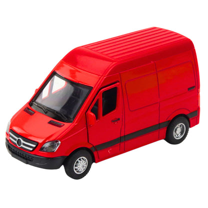 Dodávkové auto kovové červené 1:32 se světly a zvuky